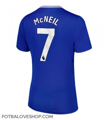 Everton Dwight McNeil #7 Dámské Domácí Dres 2024-25 Krátký Rukáv