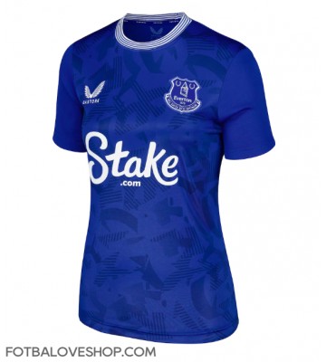 Everton Dámské Domácí Dres 2024-25 Krátký Rukáv