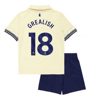 Everton Jack Grealish #18 Dětské Venkovní Dres 2025-26 Krátký Rukáv (+ trenýrky) Everton Jack Grealish #18 Dětské Venkovní Dres 2025-26 Krátký Rukáv (+ trenýrky)