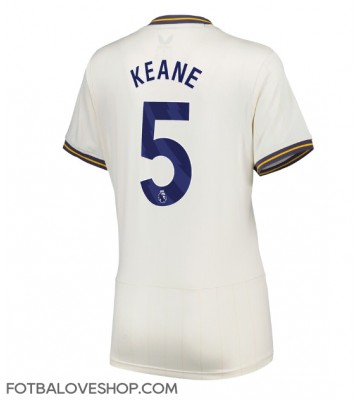 Everton Michael Keane #5 Dámské Alternativní Dres 2024-25 Krátký Rukáv