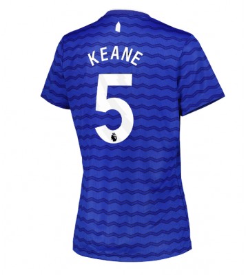 Everton Michael Keane #5 Dámské Domácí Dres 2025-26 Krátký Rukáv