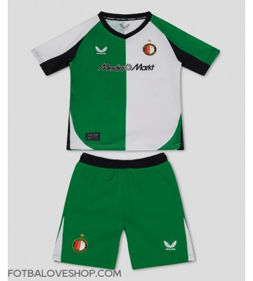Feyenoord Dětské Alternativní Dres 2024-25 Krátký Rukáv (+ trenýrky)