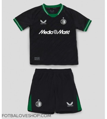 Feyenoord Dětské Venkovní Dres 2024-25 Krátký Rukáv (+ trenýrky)
