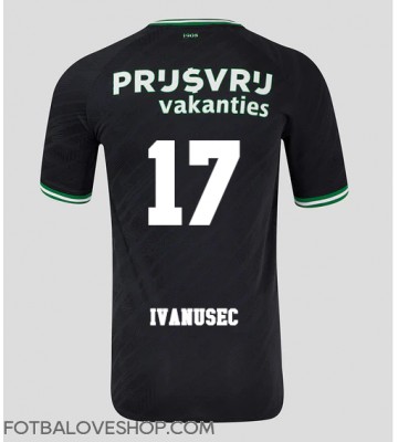 Feyenoord Luka Ivanusec #17 Venkovní Dres 2024-25 Krátký Rukáv