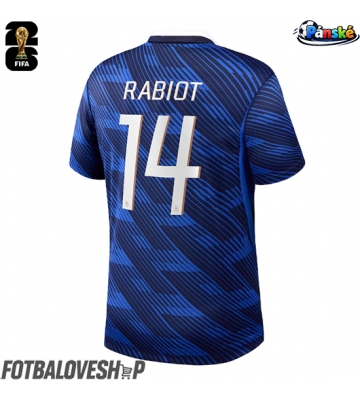 Francie Adrien Rabiot #14 Domácí Dres MS 2026 Krátký Rukáv