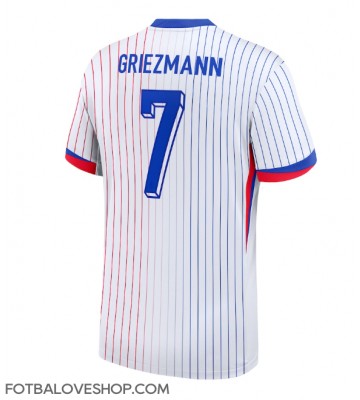 Francie Antoine Griezmann #7 Venkovní Dres ME 2024 Krátký Rukáv