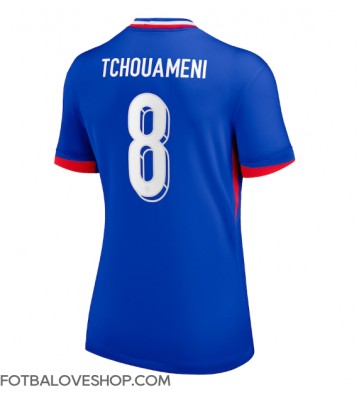 Francie Aurelien Tchouameni #8 Dámské Domácí Dres ME 2024 Krátký Rukáv