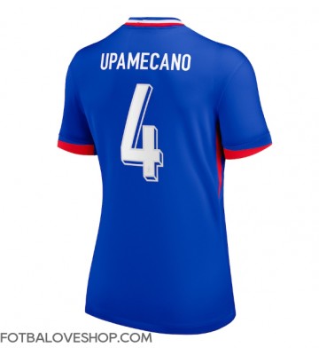 Francie Dayot Upamecano #4 Dámské Domácí Dres ME 2024 Krátký Rukáv