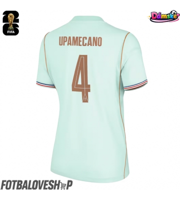 Francie Dayot Upamecano #4 Dámské Venkovní Dres MS 2026 Krátký Rukáv
