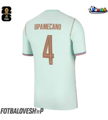Francie Dayot Upamecano #4 Venkovní Dres MS 2026 Krátký Rukáv