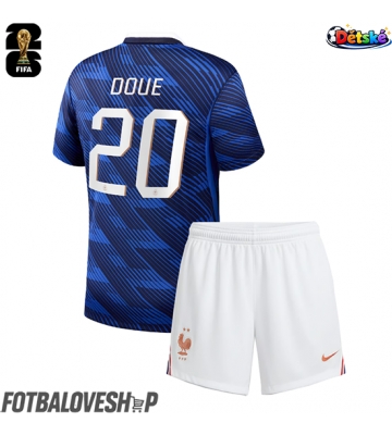 Francie Desire Doue #20 Dětské Domácí Dres MS 2026 Krátký Rukáv (+ trenýrky)