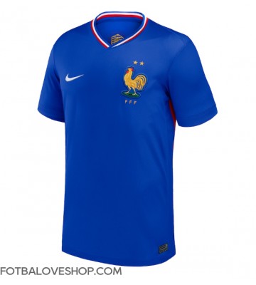 Francie Domácí Dres ME 2024 Krátký Rukáv