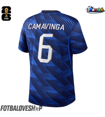 Francie Eduardo Camavinga #6 Domácí Dres MS 2026 Krátký Rukáv