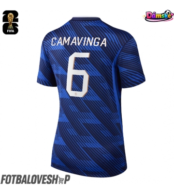 Francie Eduardo Camavinga #6 Dámské Domácí Dres MS 2026 Krátký Rukáv