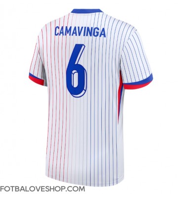 Francie Eduardo Camavinga #6 Venkovní Dres ME 2024 Krátký Rukáv