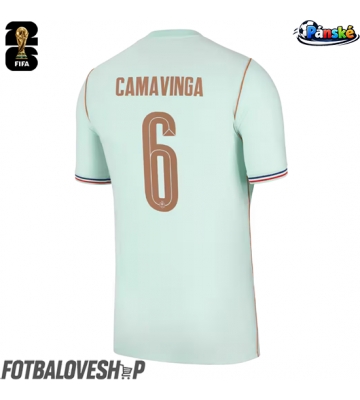 Francie Eduardo Camavinga #6 Venkovní Dres MS 2026 Krátký Rukáv