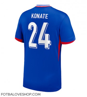 Francie Ibrahima Konate #24 Domácí Dres ME 2024 Krátký Rukáv