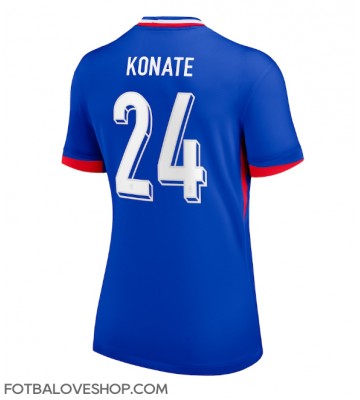 Francie Ibrahima Konate #24 Dámské Domácí Dres ME 2024 Krátký Rukáv