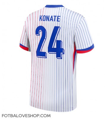 Francie Ibrahima Konate #24 Venkovní Dres ME 2024 Krátký Rukáv