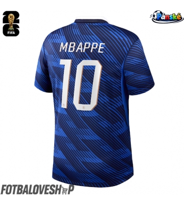 Francie Kylian Mbappe #10 Domácí Dres MS 2026 Krátký Rukáv