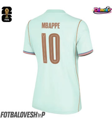 Francie Kylian Mbappe #10 Dámské Venkovní Dres MS 2026 Krátký Rukáv