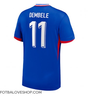 Francie Ousmane Dembele #11 Domácí Dres ME 2024 Krátký Rukáv