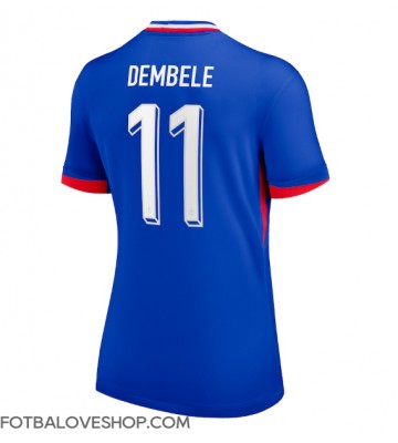 Francie Ousmane Dembele #11 Dámské Domácí Dres ME 2024 Krátký Rukáv