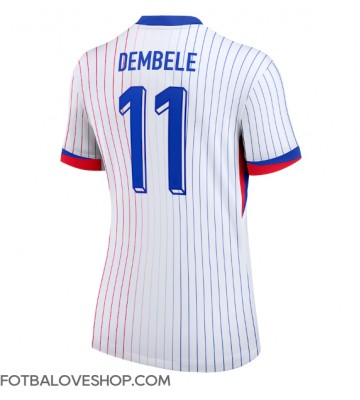Francie Ousmane Dembele #11 Dámské Venkovní Dres ME 2024 Krátký Rukáv