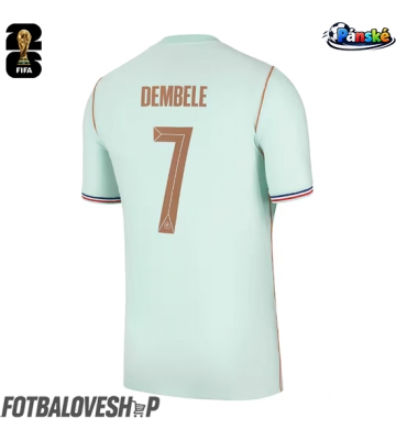 Francie Ousmane Dembele #7 Venkovní Dres MS 2026 Krátký Rukáv
