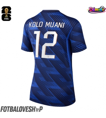 Francie Randal Kolo Muani #12 Dámské Domácí Dres MS 2026 Krátký Rukáv
