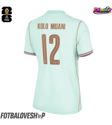 Francie Randal Kolo Muani #12 Dámské Venkovní Dres MS 2026 Krátký Rukáv