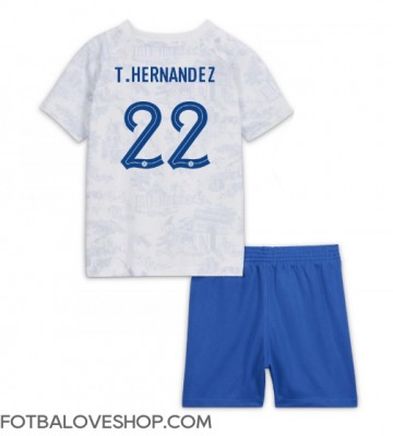 Francie Theo Hernandez #22 Dětské Venkovní Dres MS 2022 Krátký Rukáv (+ trenýrky)