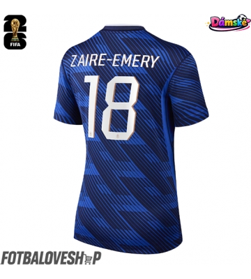 Francie Warren Zaire-Emery #18 Dámské Domácí Dres MS 2026 Krátký Rukáv