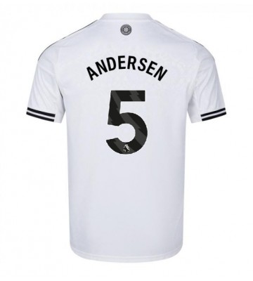 Fulham Joachim Andersen #5 Domácí Dres 2025-26 Krátký Rukáv Fulham Joachim Andersen #5 Domácí Dres 2025-26 Krátký Rukáv