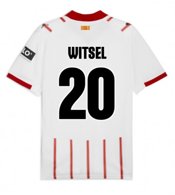 Girona Axel Witsel #20 Domácí Dres 2025-26 Krátký Rukáv Girona Axel Witsel #20 Domácí Dres 2025-26 Krátký Rukáv
