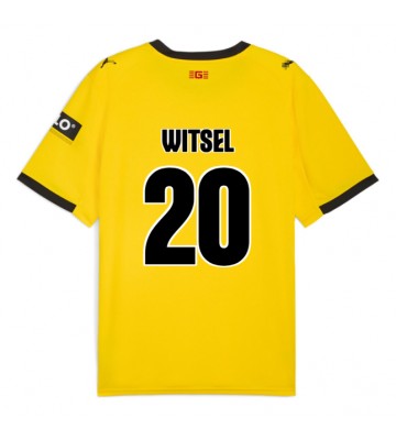 Girona Axel Witsel #20 Venkovní Dres 2025-26 Krátký Rukáv Girona Axel Witsel #20 Venkovní Dres 2025-26 Krátký Rukáv