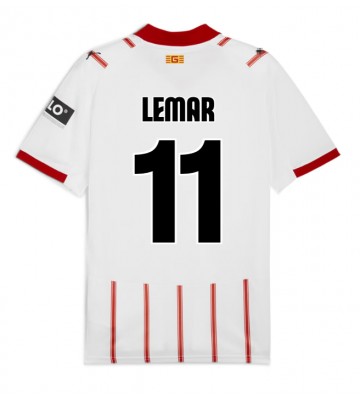 Girona Thomas Lemar #11 Domácí Dres 2025-26 Krátký Rukáv Girona Thomas Lemar #11 Domácí Dres 2025-26 Krátký Rukáv