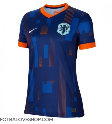 Holandsko Dámské Venkovní Dres ME 2024 Krátký Rukáv