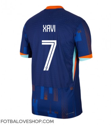 Holandsko Xavi Simons #7 Venkovní Dres ME 2024 Krátký Rukáv