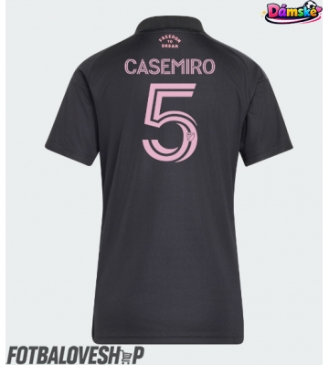 Inter Miami Casemiro #5 Dámské Venkovní Dres 2026-27 Krátký Rukáv