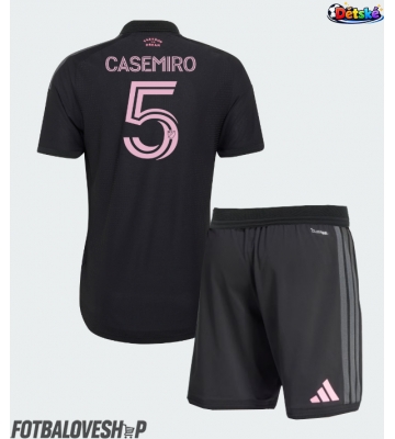 Inter Miami Casemiro #5 Dětské Venkovní Dres 2026-27 Krátký Rukáv (+ trenýrky)
