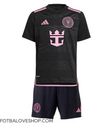 Inter Miami Dětské Venkovní Dres 2024-25 Krátký Rukáv (+ trenýrky)