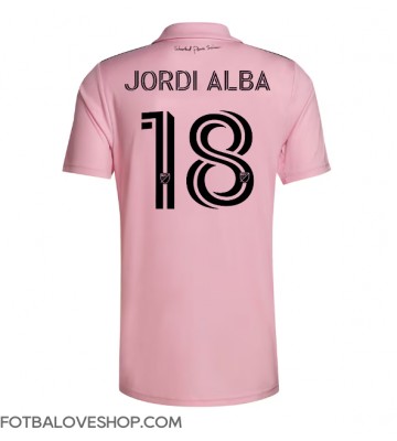 Inter Miami Jordi Alba #18 Domácí Dres 2023-24 Krátký Rukáv