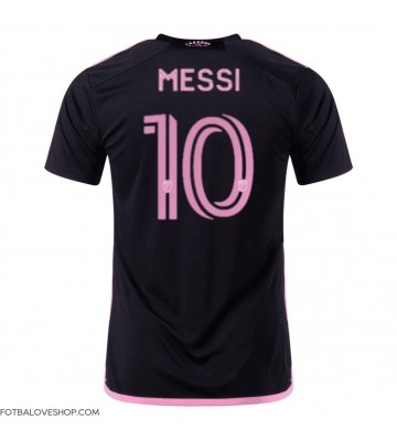 Inter Miami Lionel Messi #10 Venkovní Dres 2023-24 Krátký Rukáv