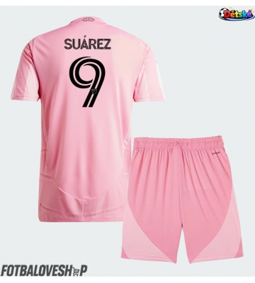 Inter Miami Luis Suarez #9 Dětské Domácí Dres 2026-27 Krátký Rukáv (+ trenýrky)