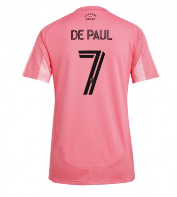 Inter Miami Rodrigo De Paul #7 Dámské Domácí Dres 2025-26 Krátký Rukáv