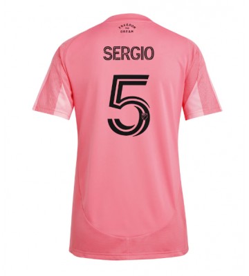 Inter Miami Sergio Busquets #5 Dámské Domácí Dres 2025-26 Krátký Rukáv