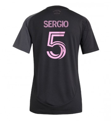 Inter Miami Sergio Busquets #5 Dámské Venkovní Dres 2025-26 Krátký Rukáv