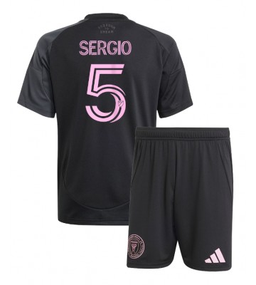 Inter Miami Sergio Busquets #5 Dětské Venkovní Dres 2025-26 Krátký Rukáv (+ trenýrky)