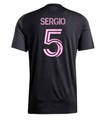 Inter Miami Sergio Busquets #5 Venkovní Dres 2025-26 Krátký Rukáv